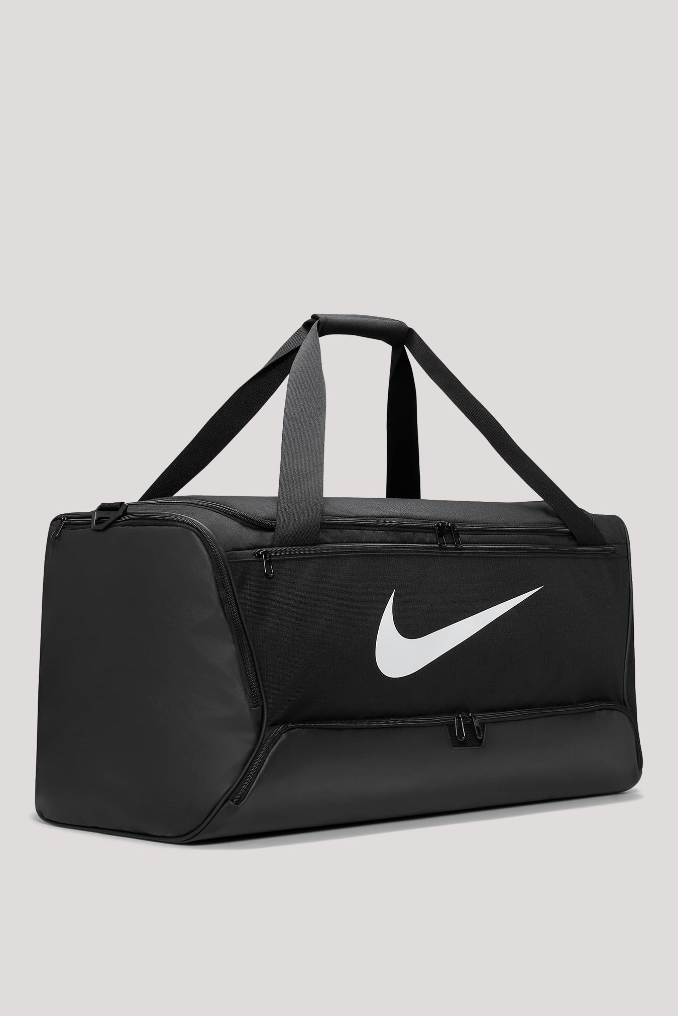 nike black duffle bag