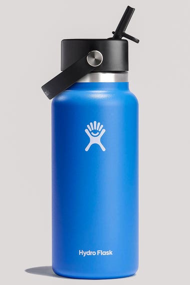 32oz (946ml) Wide Mouth Drink Bottle With Flex Straw Cap