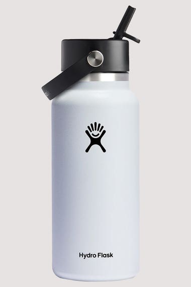32oz (946ml) Wide Mouth Drink Bottle With Flex Straw Cap
