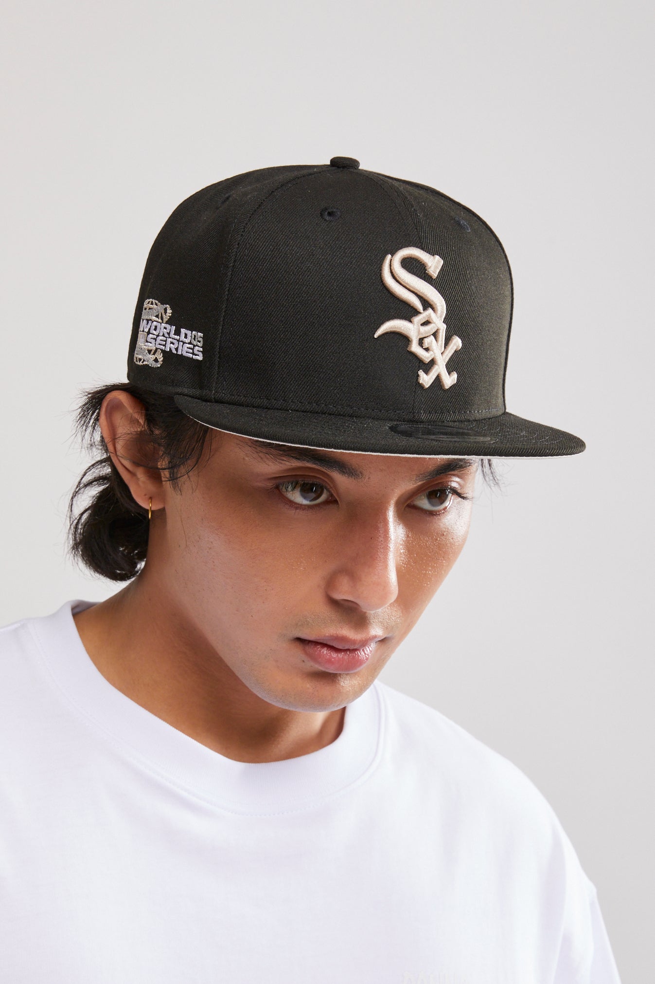9Fifty Black Stone White Sox Snapback Cap North Beach