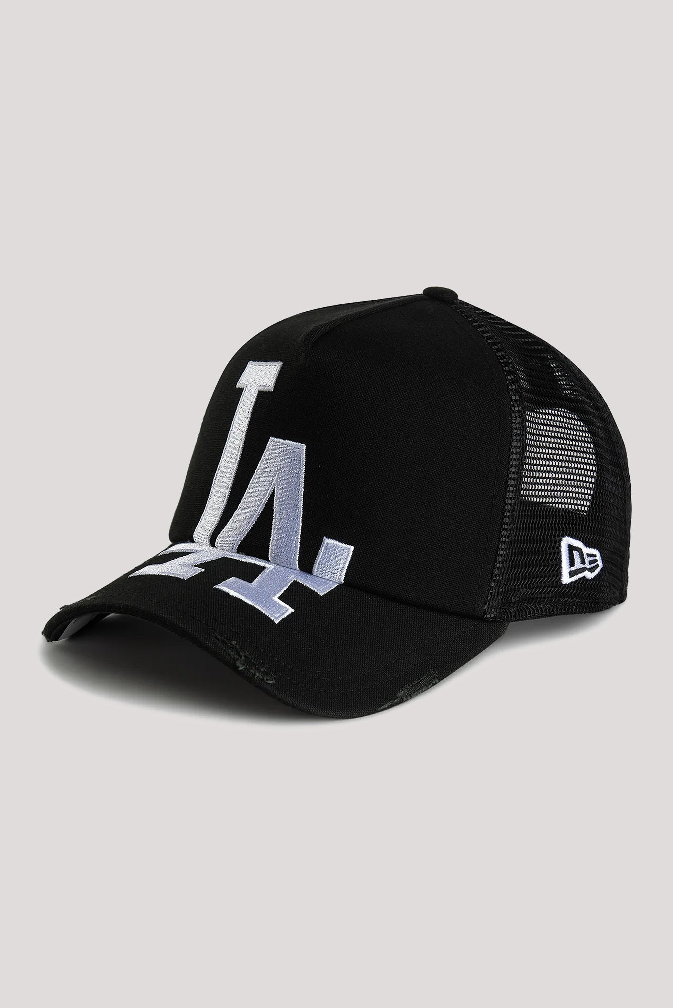 9Forty AF Oversized Los Angeles Dodgers Distressed Cap