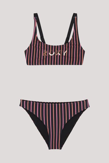 Youth Active Stripe Bralette Swim Set