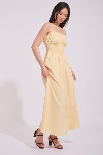 Alessa Linen Maxi Dress | North Beach
