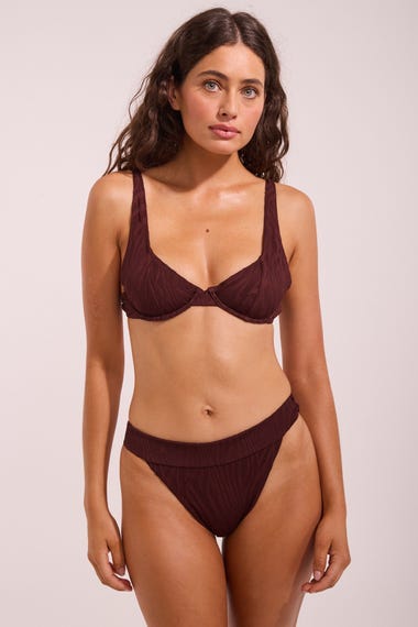 Amazon Panelled Underwire Bikini Top