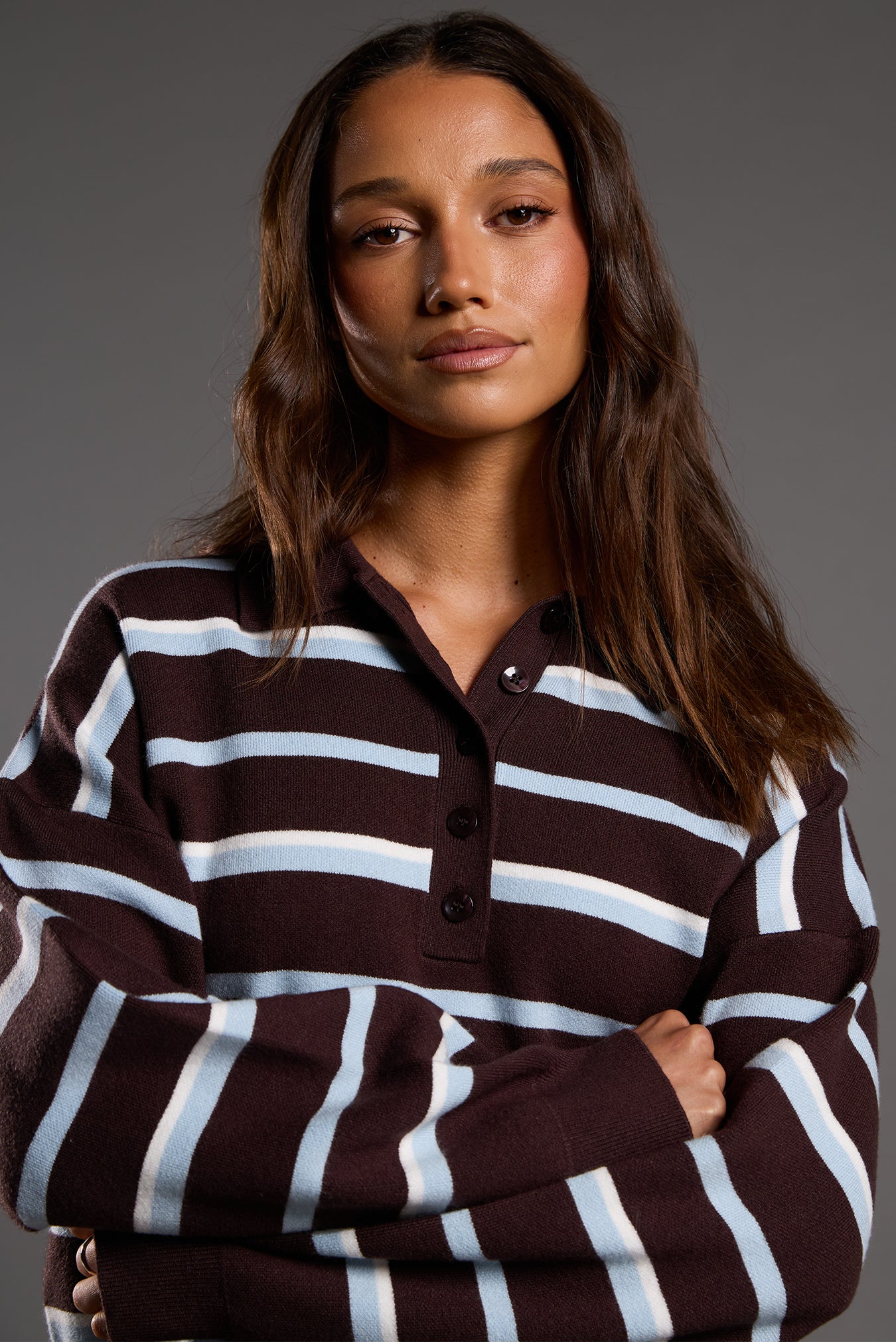 Anita Knit Polo Shirt | North Beach