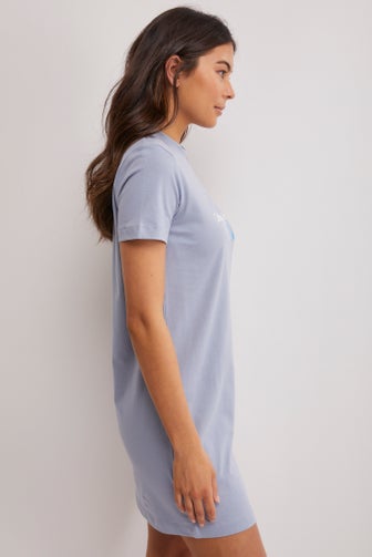 Aqua Monogram T-Shirt Dress | North Beach