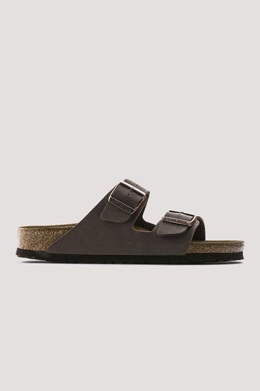 Arizona Birko Flor Nubuck Slides - Regular Width