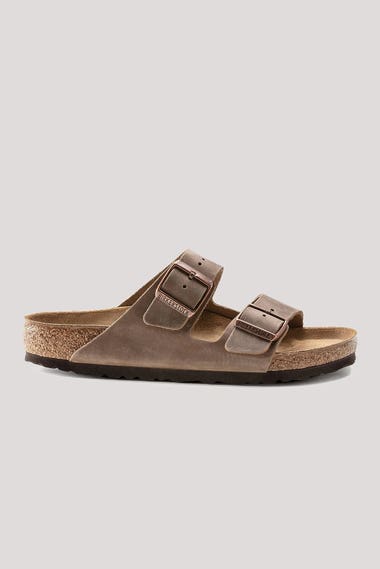 Arizona Oiled Leather Slides - Narrow Width