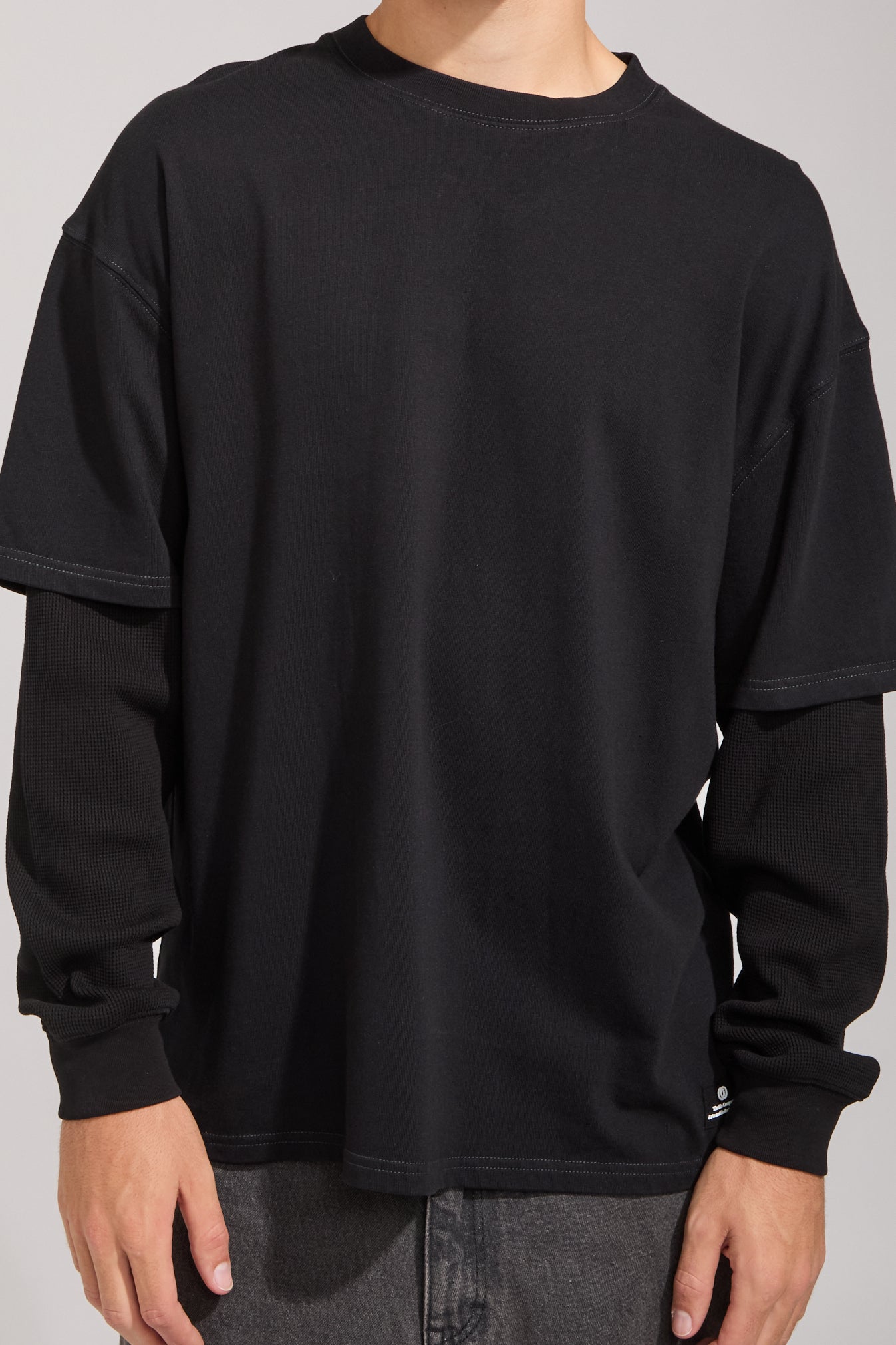 【NOMANUAL】ABRASION LAYERED LONG SLEEVE TEE スリーブティー NOMANUAL】ABRASION LAYERED LONG SLEEVE TEE | OUR BRAND