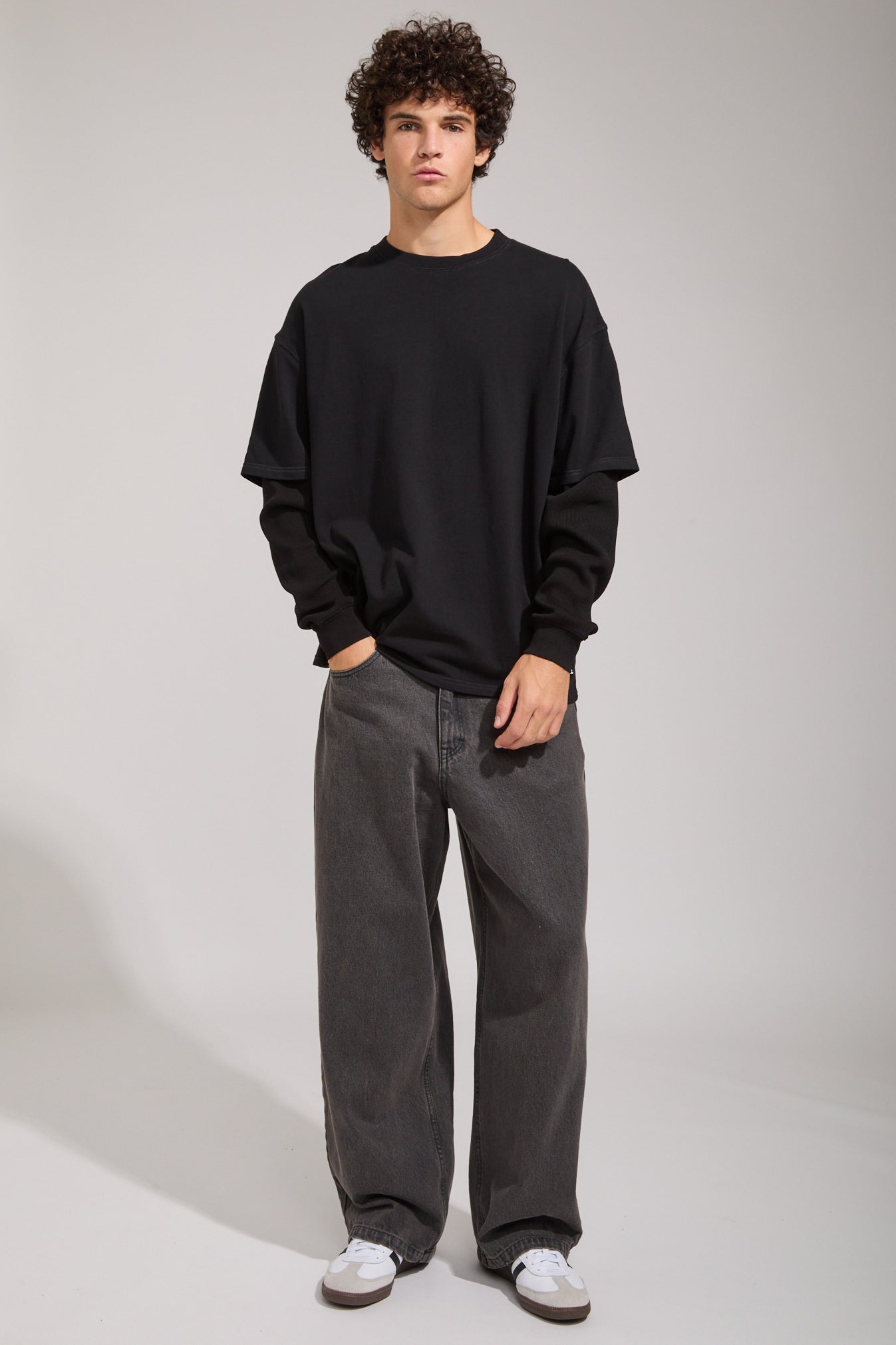 【NOMANUAL】ABRASION LAYERED LONG SLEEVE TEE スリーブティー NOMANUAL】ABRASION LAYERED LONG SLEEVE TEE | OUR BRAND