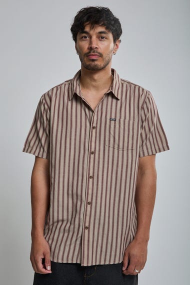 Arvostripe Woven Short Sleeve Shirt