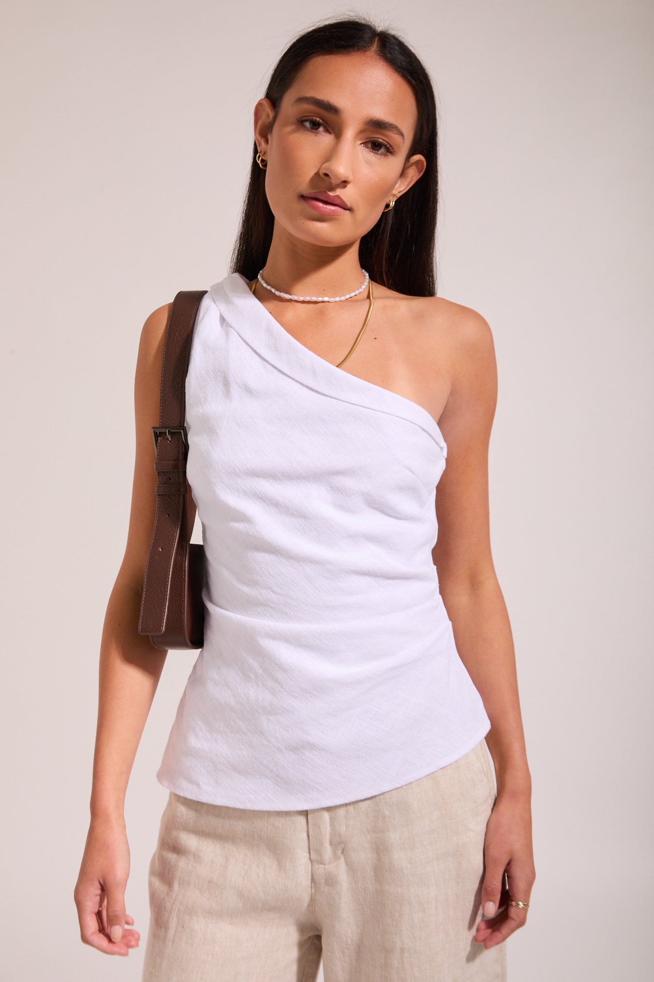 Athena One Shoulder Top North Beach