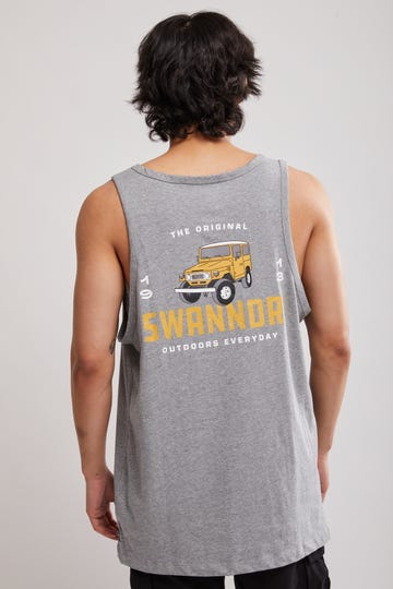 Back Country Print Singlet