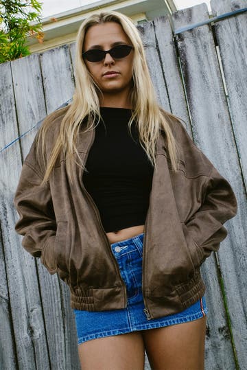 Back Street Faux Leather Jacket