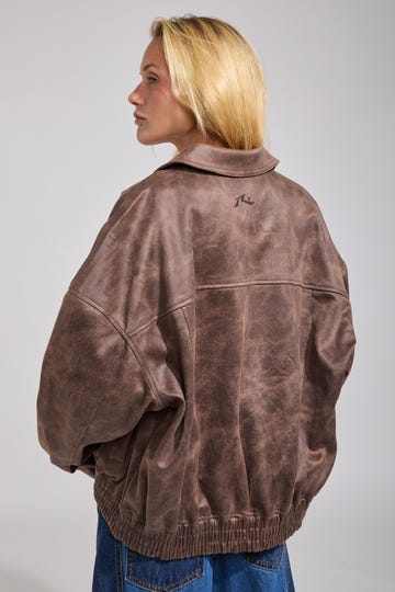 Back Street Faux Leather Jacket
