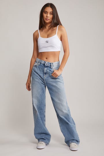 Ribbed Jersey Bralette Top