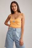 Ribbed Jersey Bralette Top