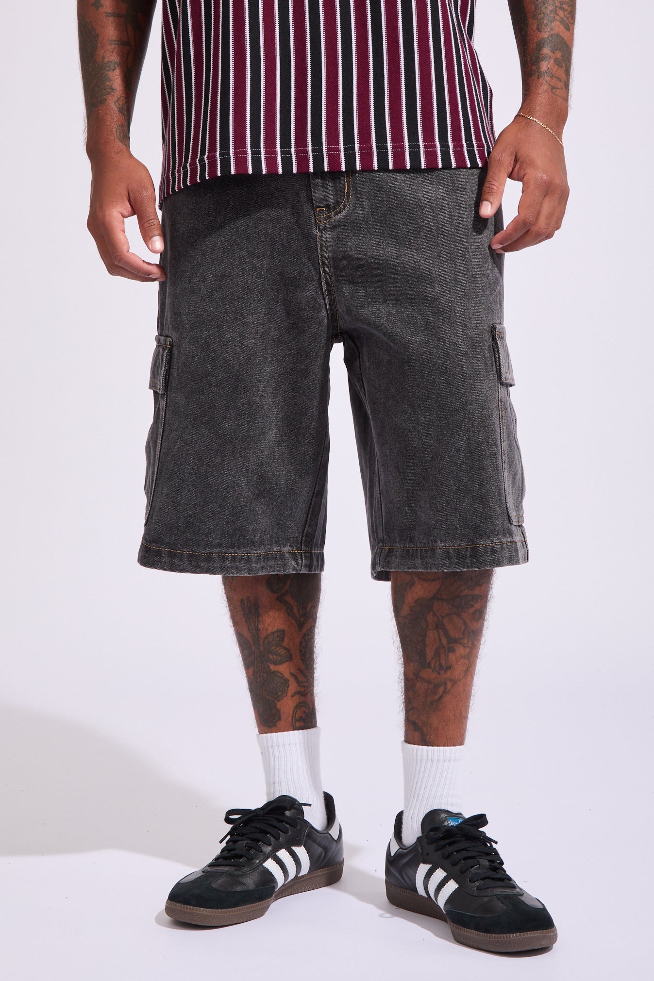 Baggy Cargo Denim 91 Jorts | North Beach