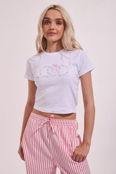Barbed Rib T Shirt