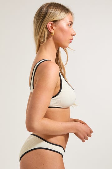 Beach Bound Ring Front Tank Bikini Top