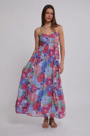 Belle Ruffle Maxi Dress