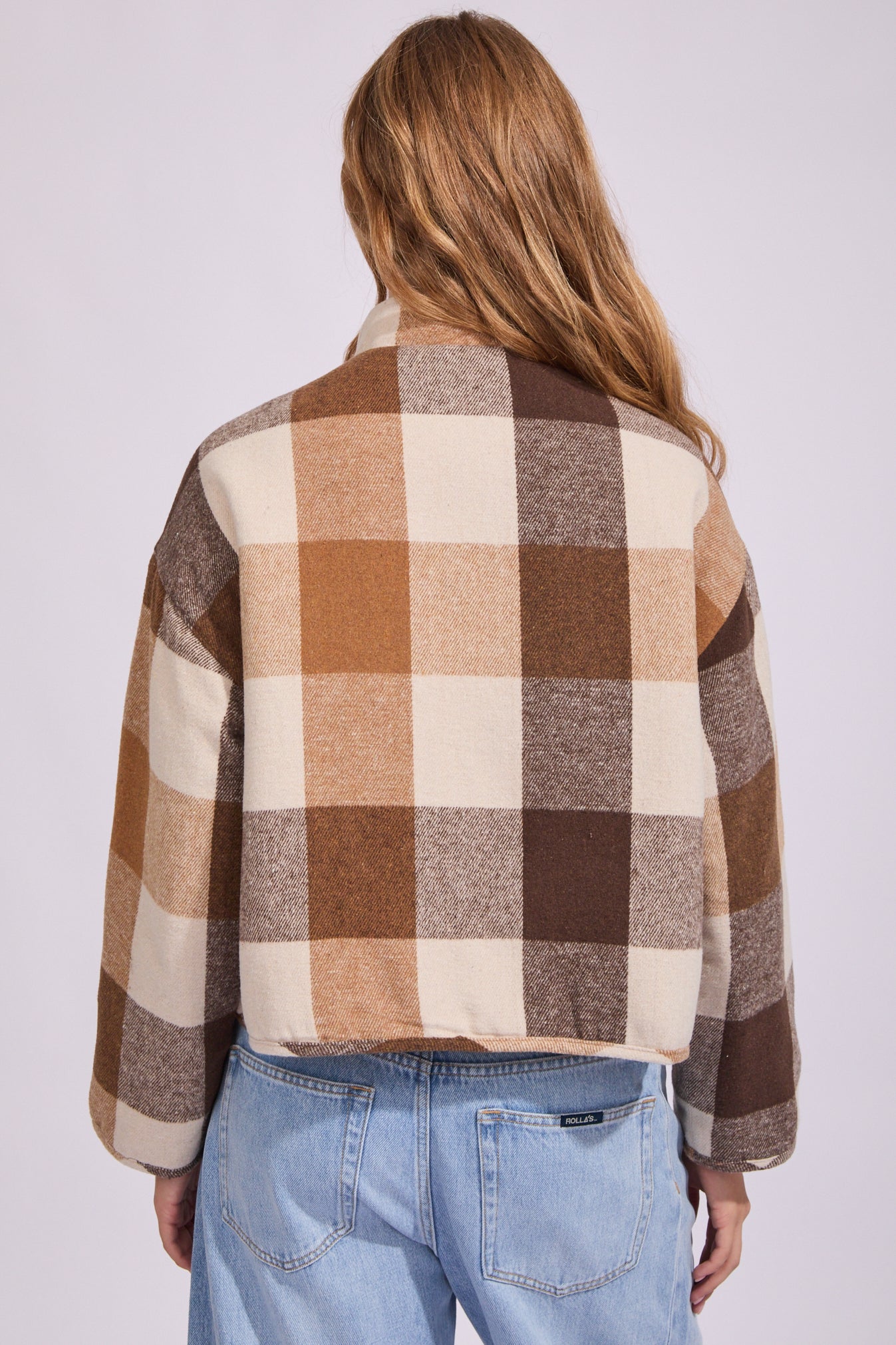 Berlin Check Reversible Zip Thru Jacket | North Beach