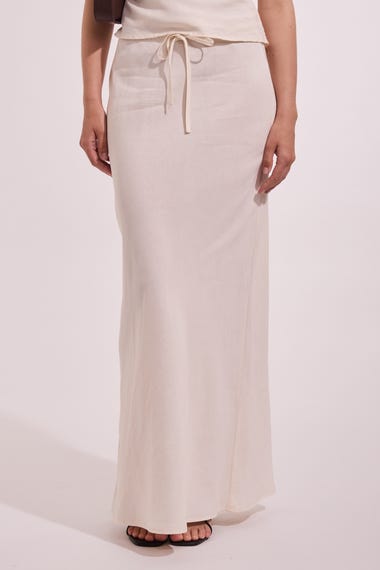 Bias Cut Maxi Skirt