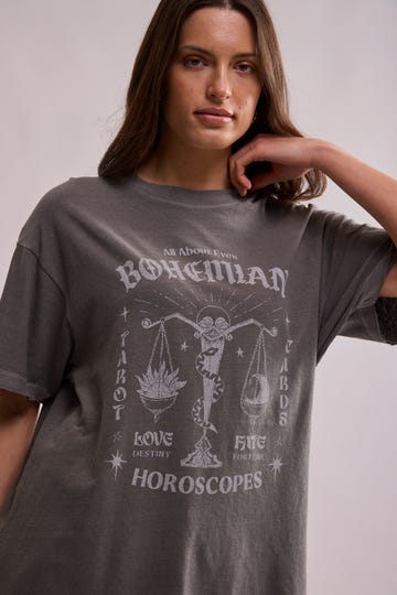 Bohemian Oversized T Shirt