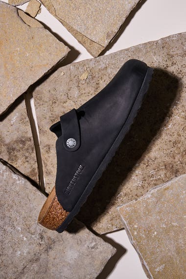 Boston Oiled Leather Clog Shoes - Regular Width
