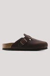 Boston Oiled Leather Clog Shoes - Regular Width