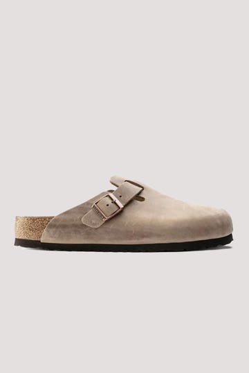 Boston Oiled Leather Clog Shoes - Regular Width