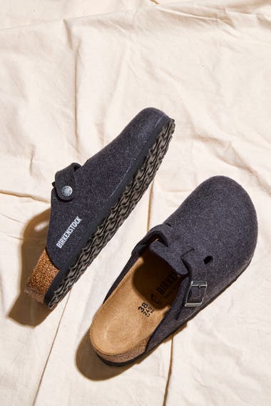 Boston Wool Felt Clog Shoes - Regular Width