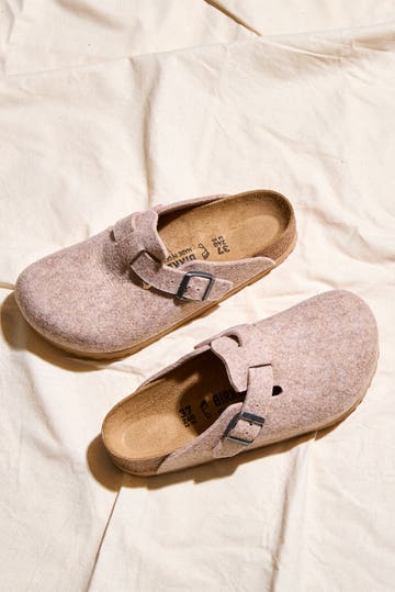 Boston Wool Felt Clog Shoes - Regular Width