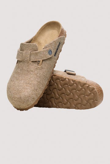 Boston Wool Felt Clog Shoes - Regular Width