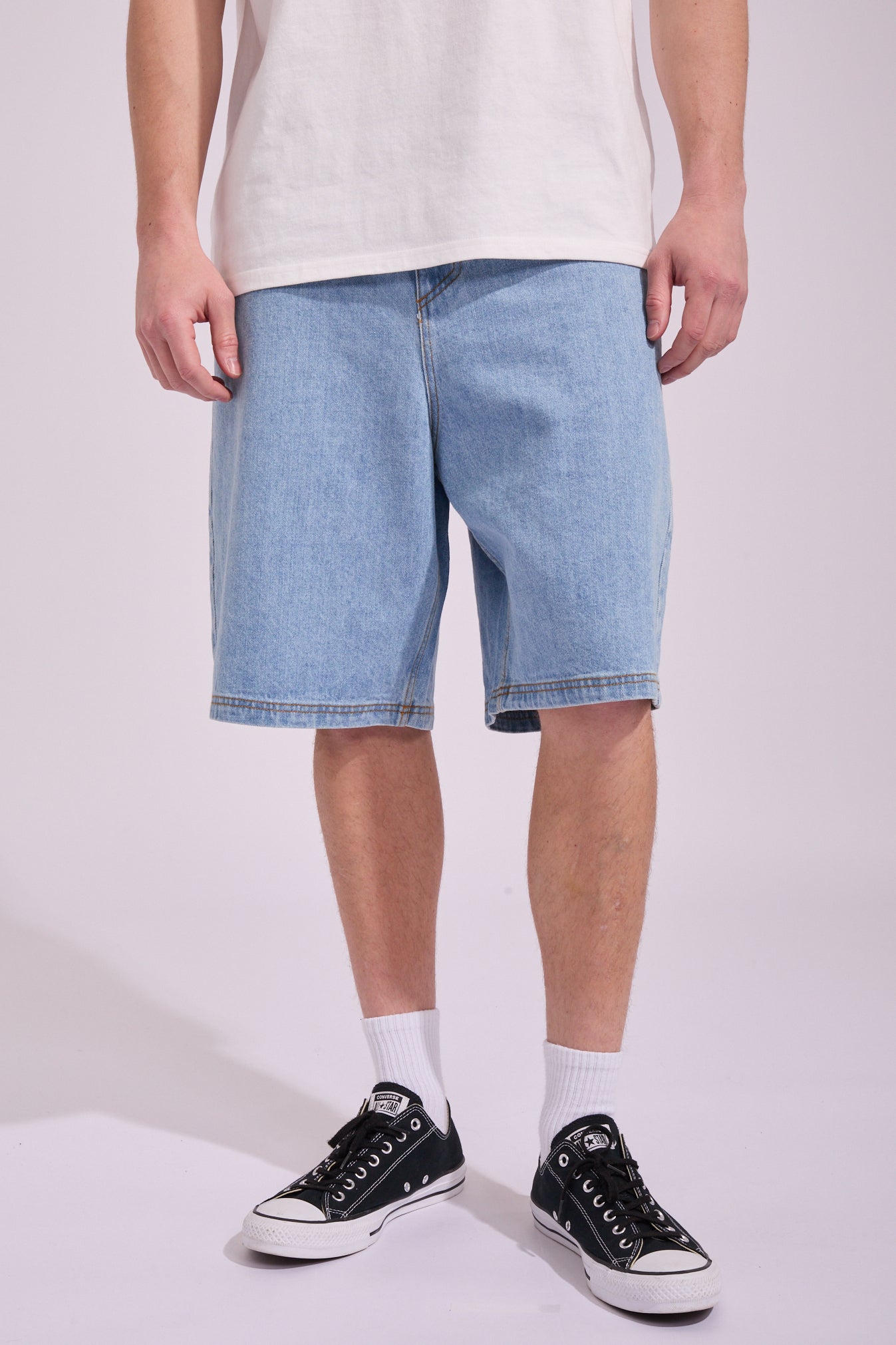 Denim Box Slab Jorts | North Beach