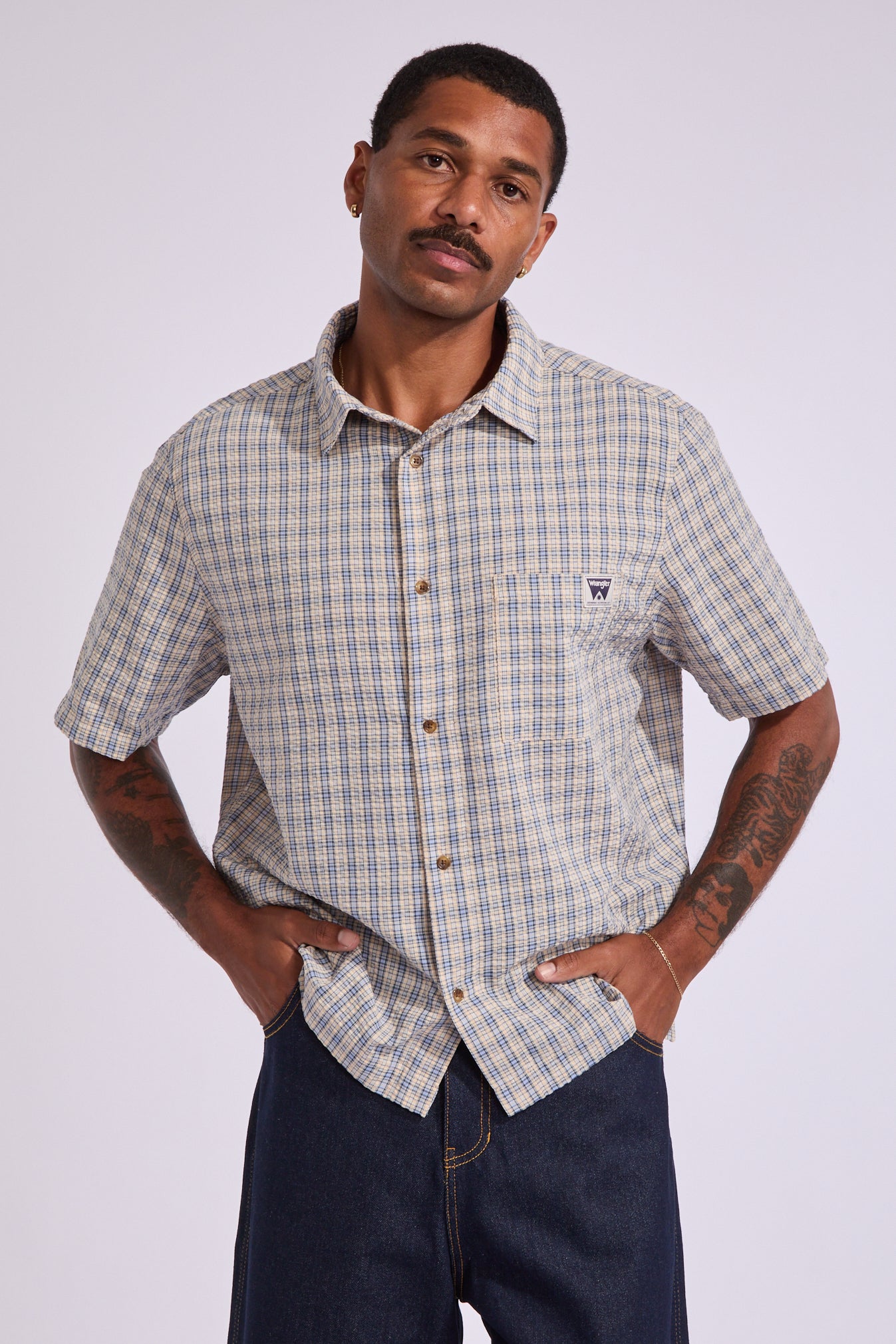mini check shirt Ｗ　OVY Boxcar Check Shirt | North Beach