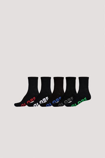 Youth Stealth Crew Socks 5 Pack