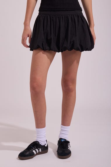 Brat Bubble Hem Skirt