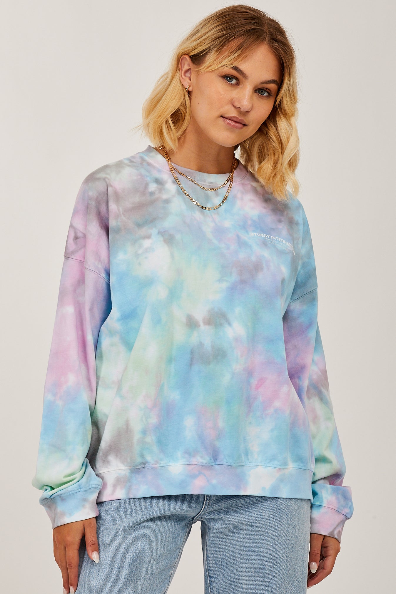 Stussy tie dye sweater best sale