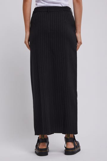 Business Split Maxi Skirt