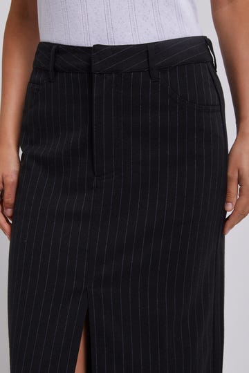 Business Split Maxi Skirt