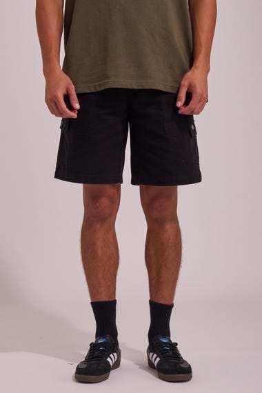 Cargo Utility Canvas Wash Shorts