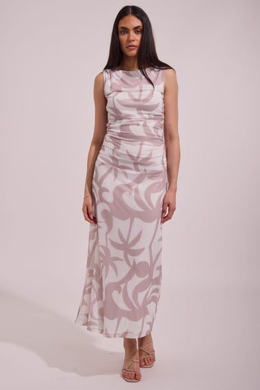 Celeste Mesh Maxi Dress