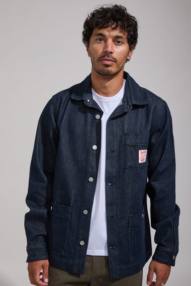 Channel Denim Shirt Jacket