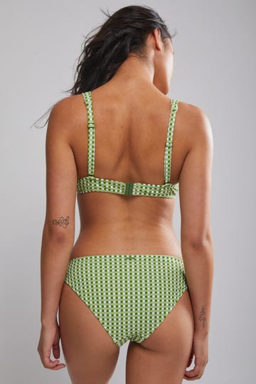 Checkmate Longline Underwire Bra Bikini Top