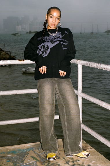 Cherub Knit Crew Sweatshirt