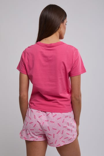 Short Sleeve Shorts Pyjama Set