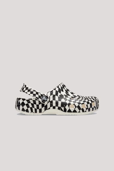 Youth Classic Warped Checker Clog Shoes