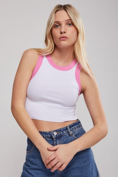 Contrast Tank Top