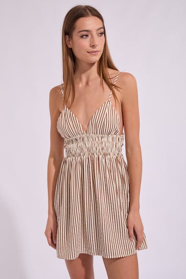 Cove Stripe Mini Dress